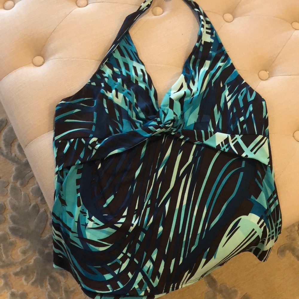 Tropical halter top